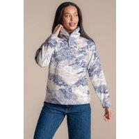 Craghoppers Women's Annjela Half Zip Fleece in Pale Blue | Size: 8
