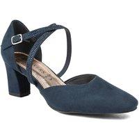 Pavers Women's Closed-Toe Block Heels in Navy | Size: 5