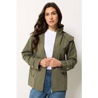 M&Co Women's Short Mac Coat in Olive | Size: 16