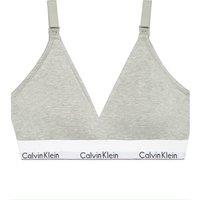 Calvin Klein Women's Icon Cotton Modal Maternity Lightly Lined Triangle Grey Heather | Size: XS