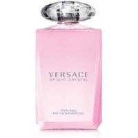 Versace Women's Bright Crystal Bath & Shower Gel 200ml in Clear