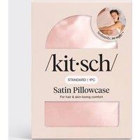 Kitsch Women's Satin Pillowcase Standard in Blush