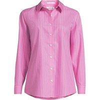 Lands' End Women's Non-Iron Cotton Shirt in Bright Pink | Size: 14