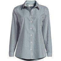 Lands' End Women's Non-Iron Cotton Shirt in Dark Green | Size: 10