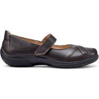 Hotter Women's Extra Wide 'Hope' Mary Janes in Chocolate | Size: 6