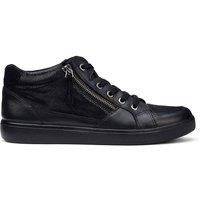 Hotter Women's 'Rapid' Hi-Top Trainers in Black | Size: 5