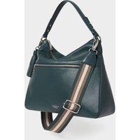 OSPREY LONDON Women's The Stella Leather Hobo Bag in Green