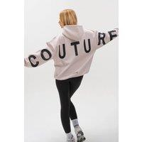 BCouture Women's Leggings & Oversized Hoodie Set in Light Stone | Size: Large