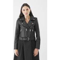 Bolongaro Trevor Women's Real Leather Katie Biker in Black | Size: Medium