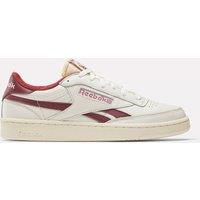 Reebok Women's Club C Revenge Vintage Trainers Chalk/Burgundy | Size: 5