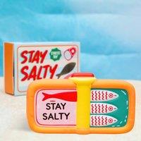 Boxer Gifts Stay Salty Sardine Squishy Toy, Stress Toy for Kids & Adults