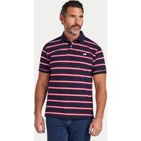 Raging Bull Men's Triple Stripe Pique Polo in Red | Size: 5XL