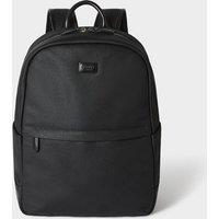 OSPREY LONDON Men's The Grantham Waxed Canvas & Leather Backpack in Black