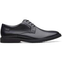 Clarks Men's Atticus LT Lo GORE-TEX Black Leather Derby Shoes, Lace Up | Size: 9.5-Standard Fit