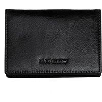 Breed Men's Porter Genuine Leather Bi-Fold Wallet in Black