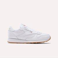 Reebok Men's Classic Leather Trainers White/Grey in White | Size: 8