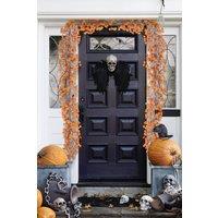 Garden Sanctuary Autumn Artificial Maple Leaf Garland Home Decoration in Orange