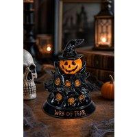 ExtraStar Halloween Pumpkin Witch Hat Night Light in Black