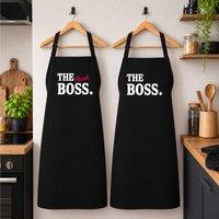 60 SECOND MAKEOVER The Boss The Real Boss Black Apron Set