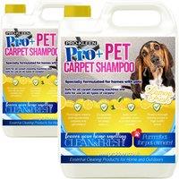 ProKleen Carpet Cleaning Shampoo Odour Remover Lemon Fragrance 2 x 5L in White