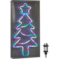 Samuel Alexander 30cm Light up RGB Neon Flex Christmas Tree Decoration