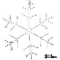 Samuel Alexander 59cm x 56cm Neon Flex Christmas Snowflake with Blue & White LEDs | Size: 59 cm x 56 cm