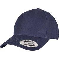 Yupoong Flexfit 5 Panel Snapback Cap in Navy
