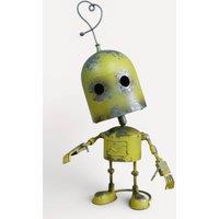 Gifts Direct 2 U Rotating Yellow Robot Ornament - 40cm Decorative Figurine