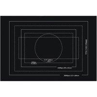 NESTLUNE Jigsaw Puzzle Mat Roll Up - 3000 Pieces Saver Black Non-Slip | Size: 100 cm x 1200 cm