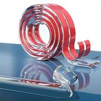 NESTLUNE 1pc 5M Self Adhesive Furniture Corner Protector Strip in Clear | Size: 10000mm x 520mm