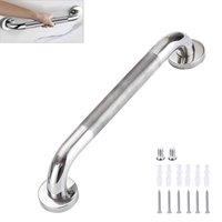NESTLUNE 50cm Safety Grab Bar Bathroom Support Handle Steel in Silver