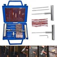 NESTLUNE 28pcs Emergency Tyre Repair Kit Heavy Duty Car Tire in Blue | Size: 10000mm x 520mm