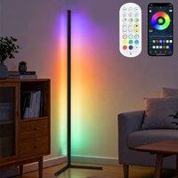 PAWNORA 65" Tall Floor RGB LED Lamp Corner Light in Black