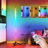 PAWNORA Floor RGB LED Lamp Corner Light in Black
