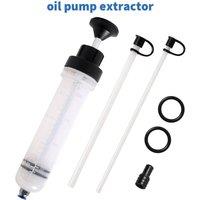 NESTLUNE 200ML Car Oil Fluid Extractor Fluid Syringe Pump Manual in Clear | Size: 1000mm x 400mm