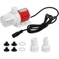 NESTLUNE 12V 1100L/H Submersible Water Pump Fountain Fish Tank in White | Size: 1000mm x 400mm