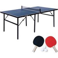 sweeek Medium indoor table tennis table with 2 bats & 3 balls in Blue