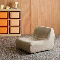 sweeek Children's armchair in textured boucle fabric in Beige