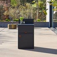 sweeek Outdoor kitchen steel 2 doors L60cm in Black