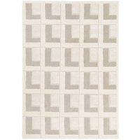 sweeek Indoor rug with geometric patterns in cream | Size: 160 cm x 230 cm