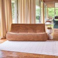 sweeek Graphic pattern indoor rug cream | Size: 160 cm x 230 cm