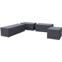sweeek Protective covers for Venezia garden sofa set in Dark Grey