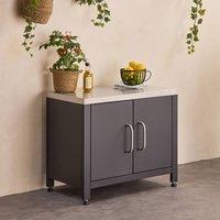 sweeek Steel outdoor kitchen in Black
