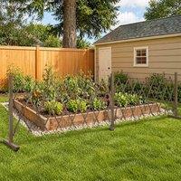 STILVORA Fence Trellis Extendable Dark Brown