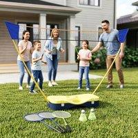 STILVORA Portable Folding Badminton Net Set