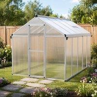 STILVORA Walk-In Greenhouse with Polycarbonate Panels in Clear