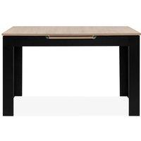 CALICOSY Extensible Dining Table L125 - 165 Cm BIRMINGHAM in Light Oak