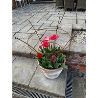 Poppyforge Paris Peony Plant Support - Steel - H81.3 cm in Copper