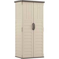 Rowlinsons Mannington Storage Cabinet with Assembly - Resin - L65 x W83 x H183 cm in Beige
