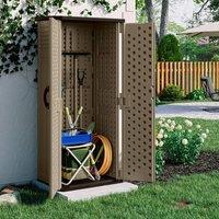 Rowlinsons Aston Storage Cabinet with Assembly - Resin - L65 x W82 x H183 cm in Beige